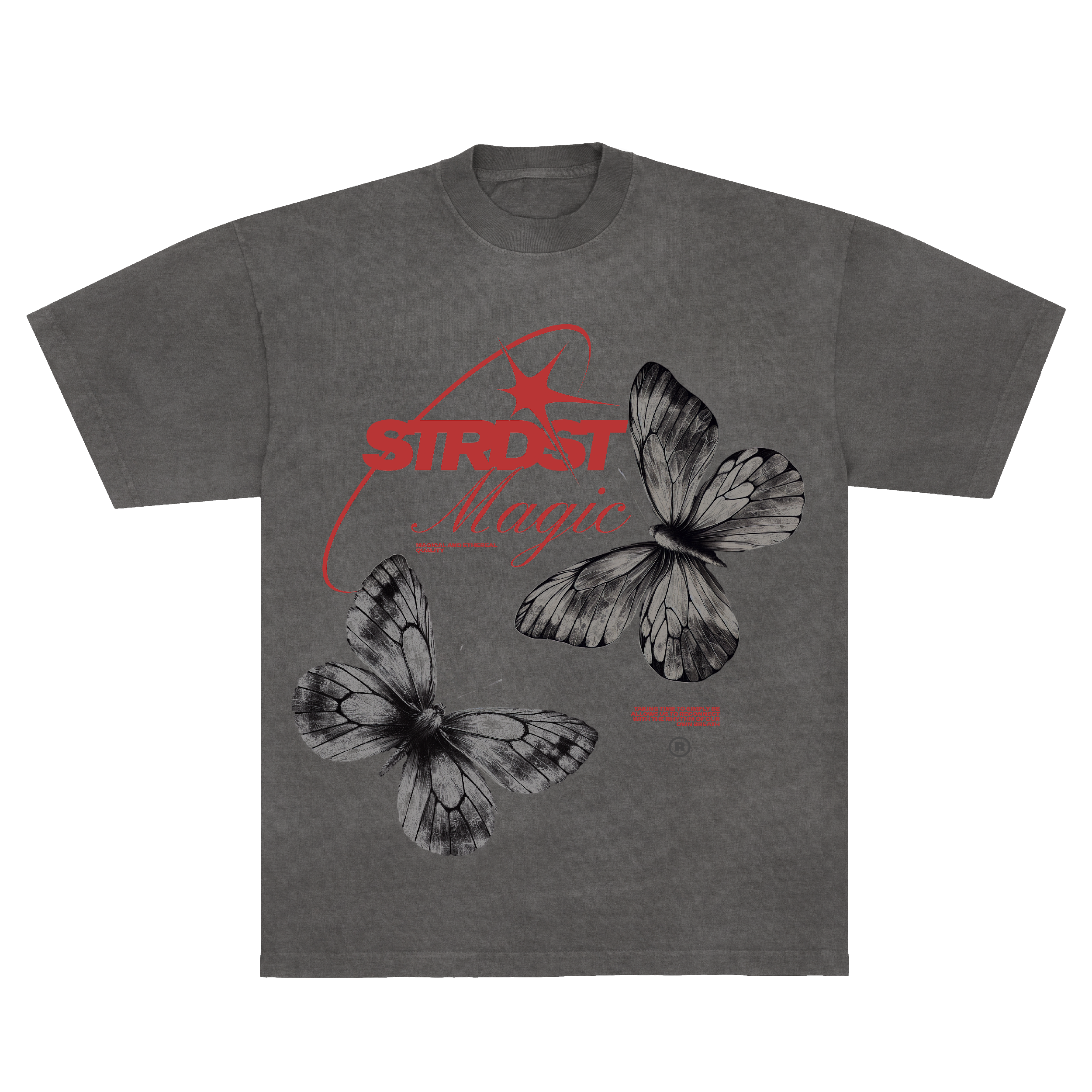 Graphic Butterfly Illustration Tee