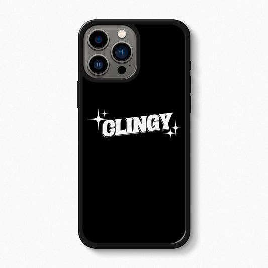 Clingy Mag Safe Tough iPhone Case - Black