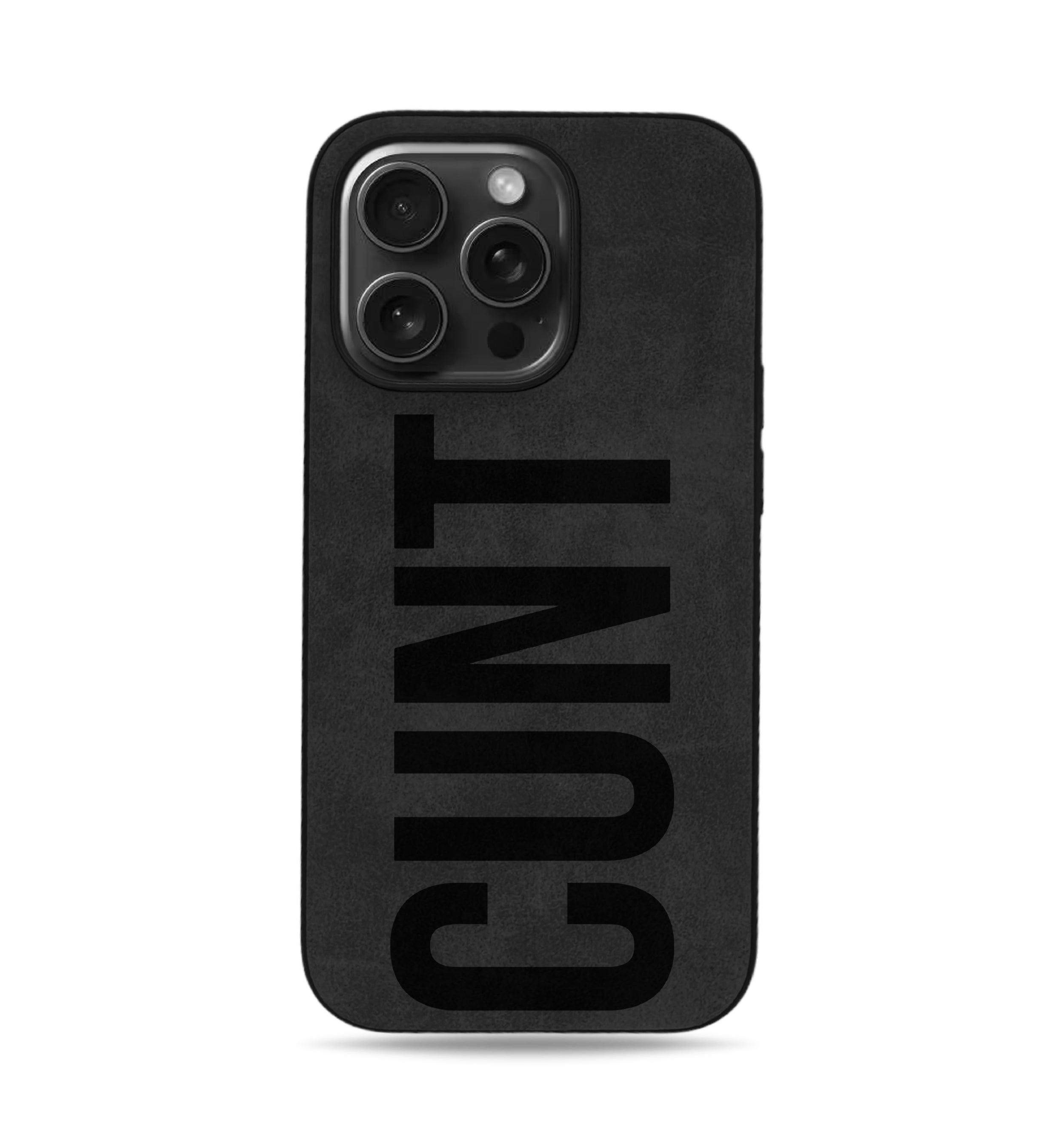 Cunt iPhone Case - Suede