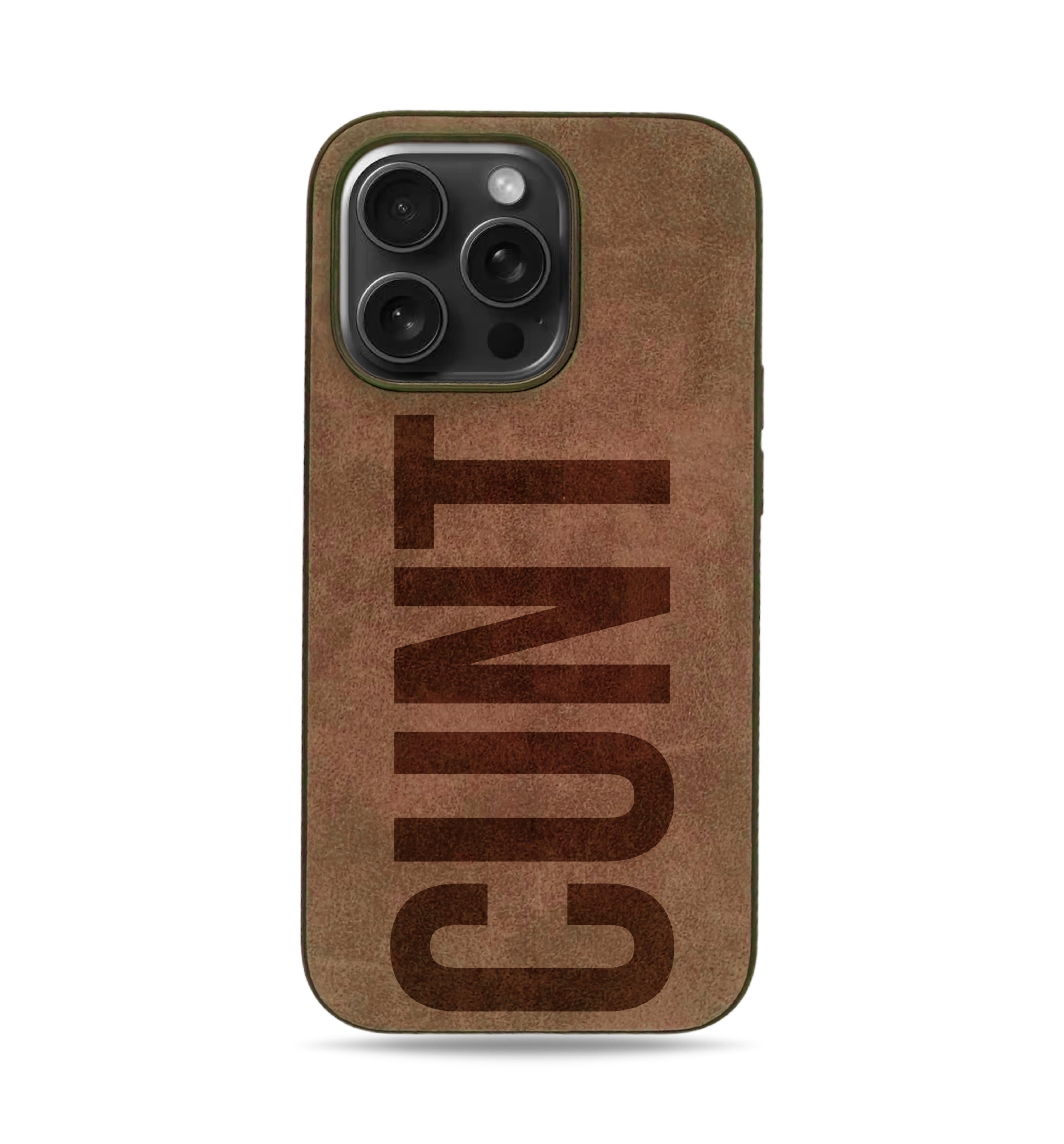 Cunt iPhone Case - Suede