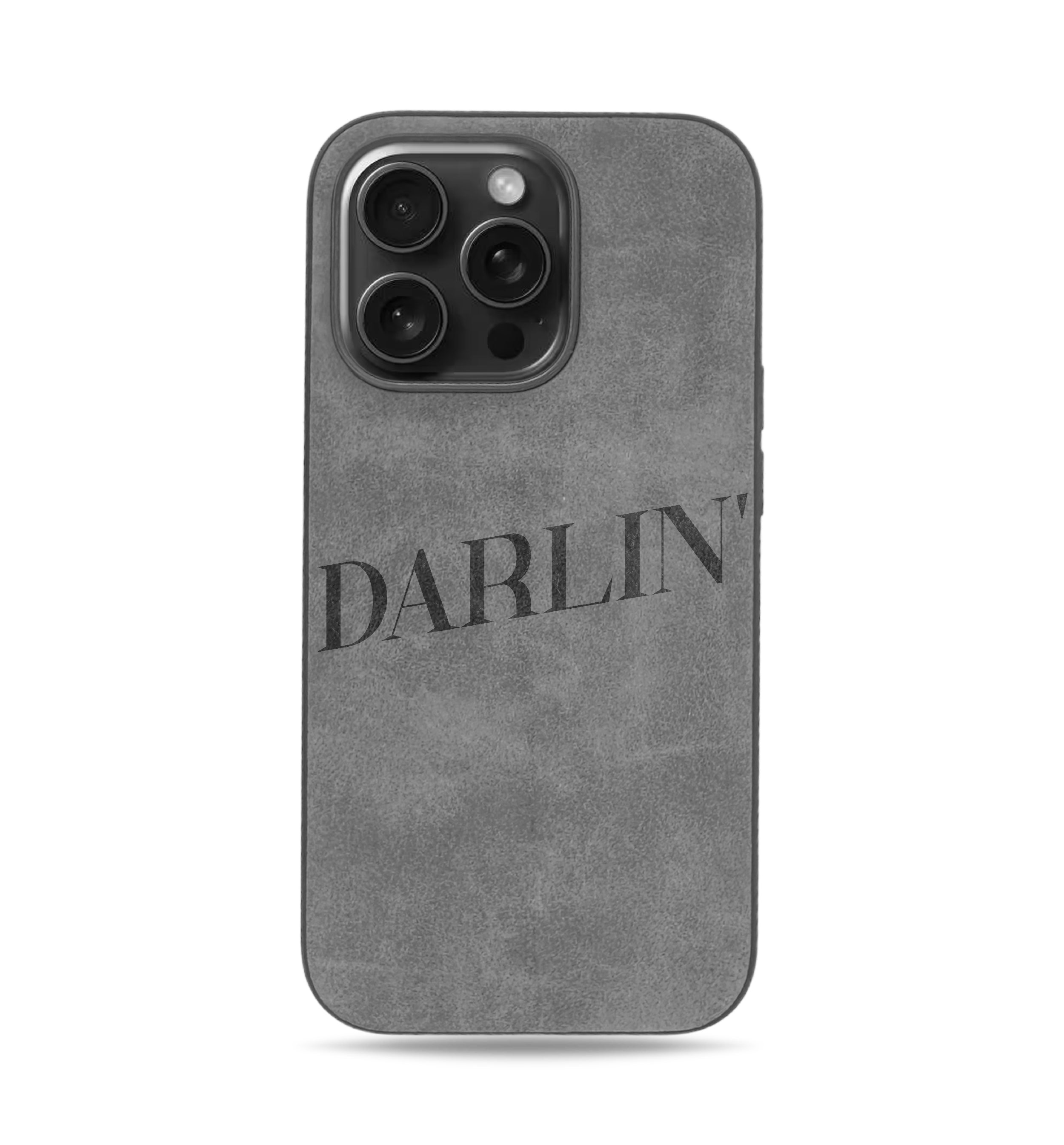 Darlin iPhone Case - Suede