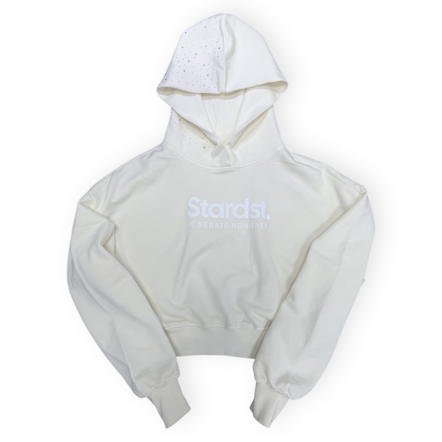 RHINESTONE STARDST CROPPED Hoodie