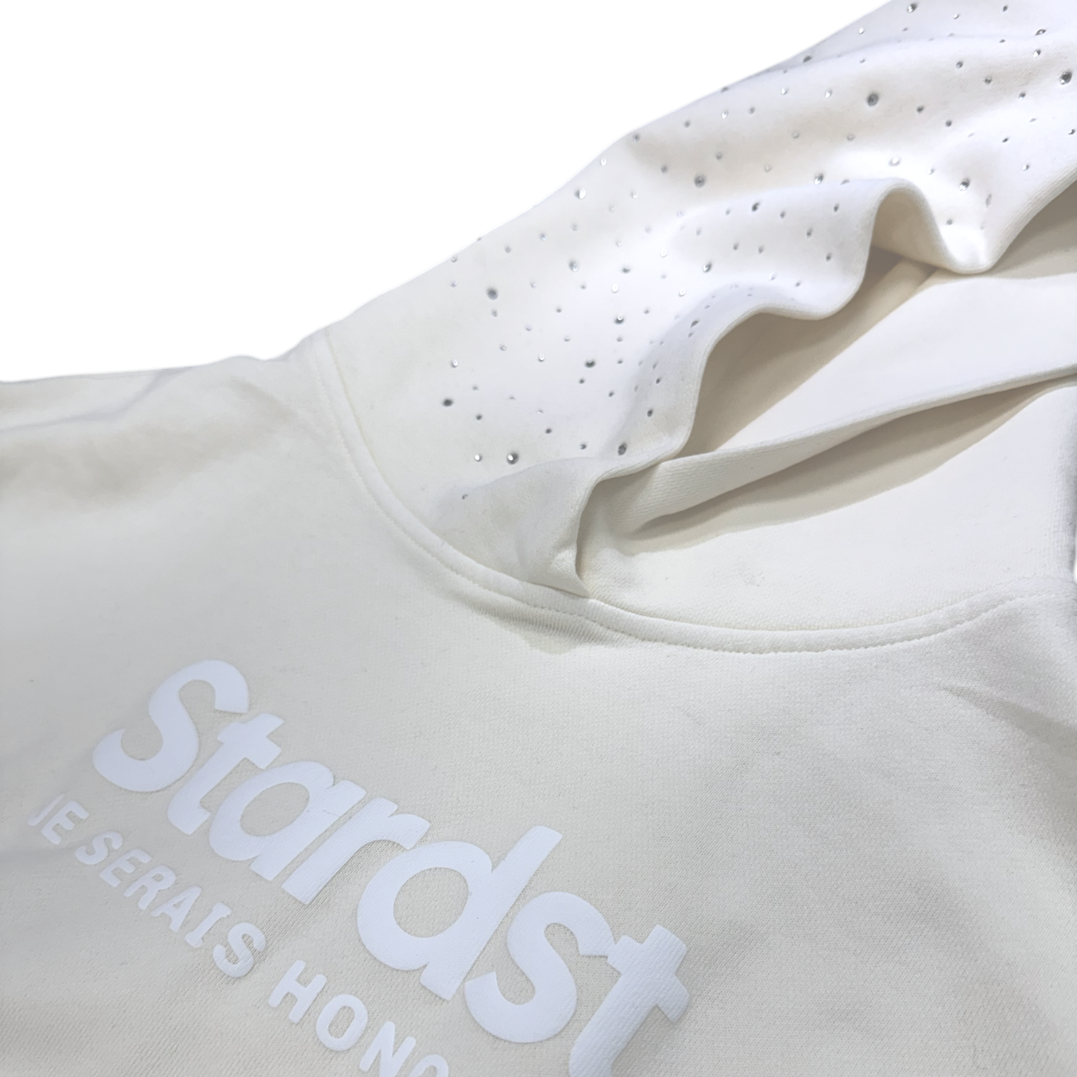 RHINESTONE STARDST CROPPED Hoodie