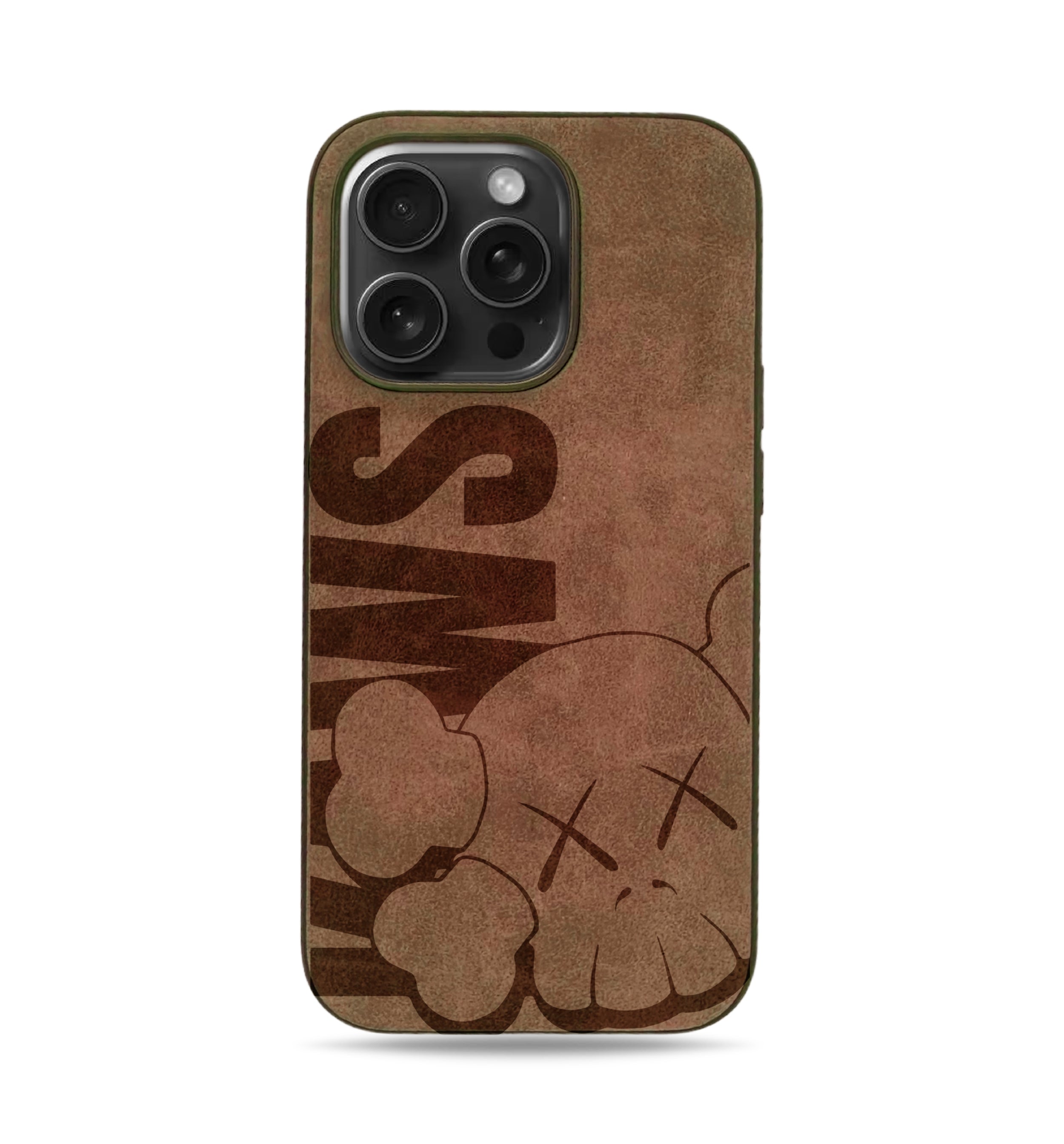 Kaws iPhone Case - Suede