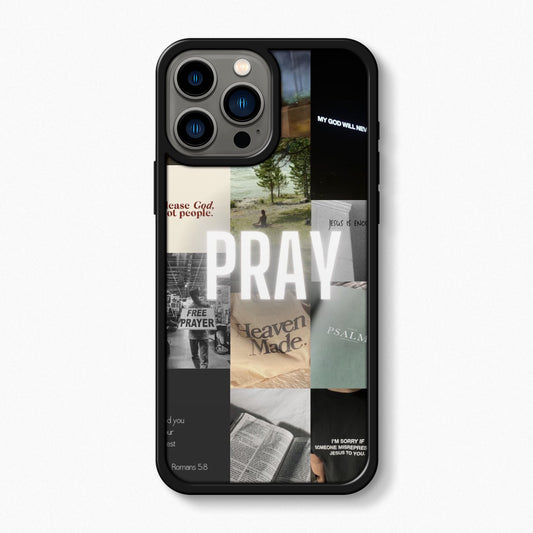 Pray Mag Safe Tough iPhone Case - Black