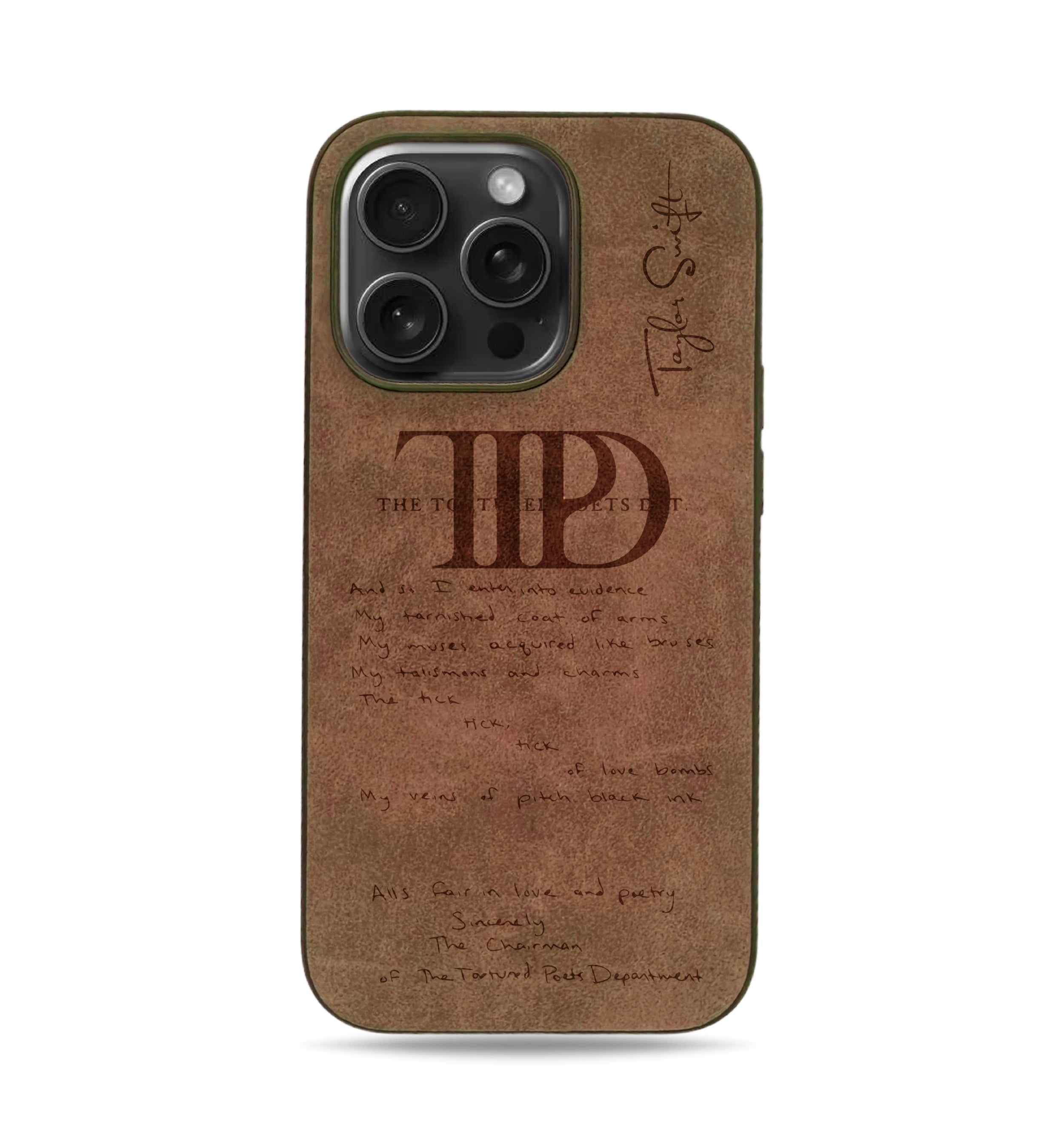 TTPD iPhone Case - Suede