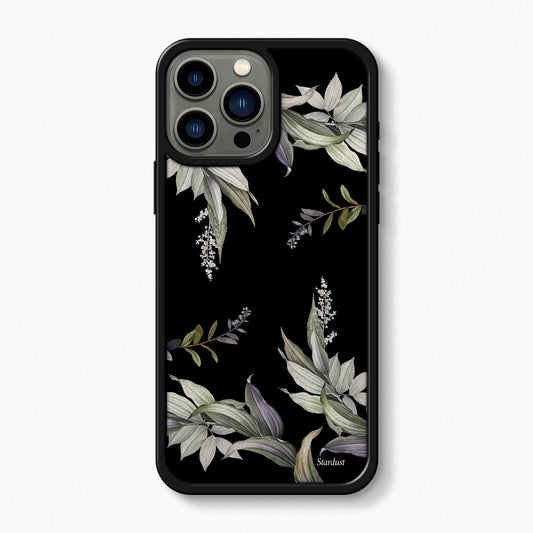 Foliage Mag Safe Tough iPhone Case - Black