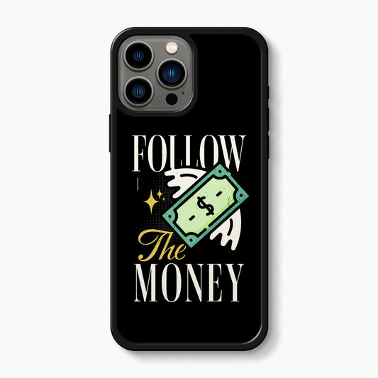 Follow The Money Mag Safe Tough iPhone Case - Black