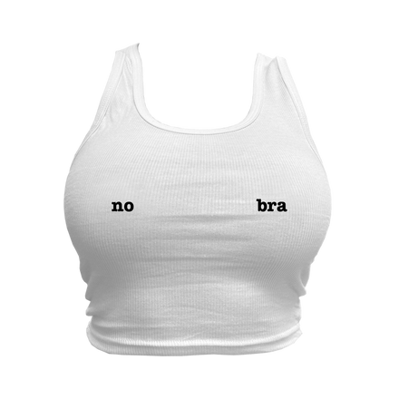 No Bra - Ribbed Tank Top