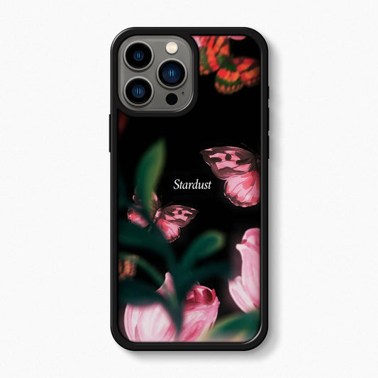 Stardust Floral Mag Safe Tough iPhone Case - Black